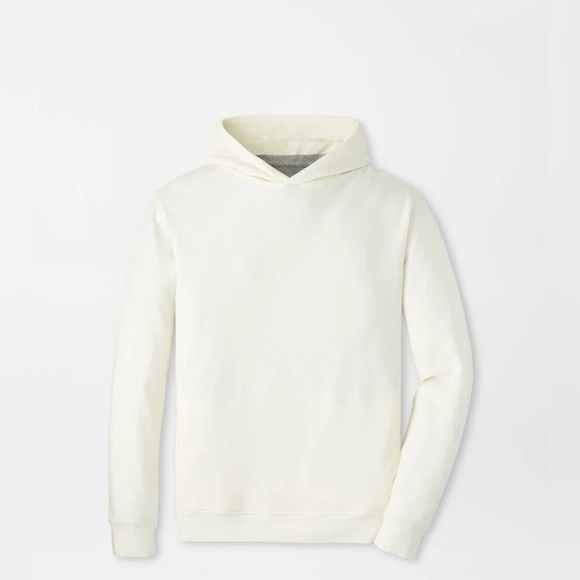 Peter Millar Other - PETER MILLAR GOLF WOOL HOODIE SWEATER -M- IVORY WHITE -CROWN CRAFTED -STRETCH